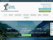 Tablet Screenshot of dentaloasis.net